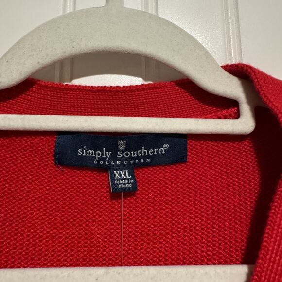 Simply Southern Sequined Elf Cardigan Sweater NEW Size XXL - Picture 5 of 7